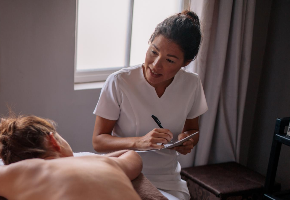 what to tell massage therapist PMA