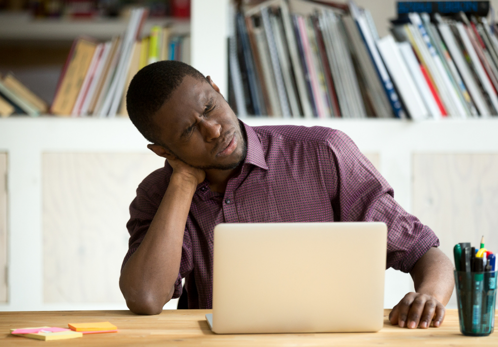 chronic pain in neck pma